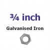 3/4 inch Galvanised 
